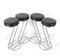 Mid-Century Modern Chrome and Faux Leather Bar Stools, 1970s, Set of 4 4