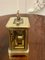 Edwardian Miniature Brass Carriage Clock by J C Vickery, London, 1905 7