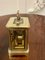 Edwardian Miniature Brass Carriage Clock by J C Vickery, London, 1905, Image 7