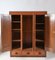 Art Deco Oak Amsterdamse School Three-Doors Wardrobe, 1920s 3