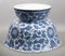 Large Fruit Bowl Basin on Pedestal in Porcelain, China 2