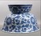 Large Fruit Bowl Basin on Pedestal in Porcelain, China 3