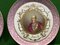 Antique Louis XV & Pompadour Portrait Cabinet Plates, Set of 2 2