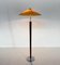 Lámpara de pie japonesa Mid-Century atribuida a Zukov, Checoslovaquia, años 60, Imagen 9