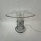Lámpara de mesa UFO posmoderna de vidrio, Italia, años 70, Imagen 1