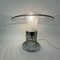 Post Modern Space Age Ufo Glas Tischlampe, Italien, 1970er 4