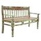 Vintage Brown Teak Bench, Image 1