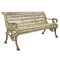 Cast Iron and Teak Bench 1