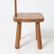 Brutalist Wabi Sabi Pine Dining Chairs, 1970s, Set of 2 18