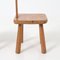 Brutalist Wabi Sabi Pine Dining Chairs, 1970s, Set of 2 19