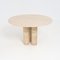 Travertine Model Il Colonnato Dining Table by Mario Bellini for Cassina, 1970s, Image 1