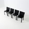 Cab Chairs by Mario Bellini for Cassina, 1970s, Set of 4 6