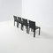 Chaises Cab par Mario Bellini pour Cassina, 1970s, Set de 4 8