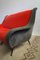 French Red Sofa, 1950s 4