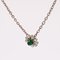 20th Century Emerald Diamonds 18 Karat Yellow Gold Daisy Pendant 6