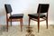 Black, Red, and Brown Chairs, 1950s, Set of 10, Image 3