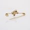 19th Century Fine Pearl Diamonds 18 Karat Yellow Gold Pin Brooch, Image 11