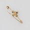 19th Century Fine Pearl Diamonds 18 Karat Yellow Gold Pin Brooch 10