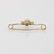 19th Century Fine Pearl Diamonds 18 Karat Yellow Gold Pin Brooch, Image 12