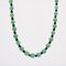 20th Century French Jade Sodalite Beads 18 Karat Rose Gold Clasp Necklace 4