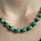 20th Century French Jade Sodalite Beads 18 Karat Rose Gold Clasp Necklace 9