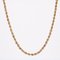 18 Karat Yellow Gold Twisted Chain Long Necklace, 1960s 15