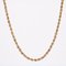 18 Karat Yellow Gold Twisted Chain Long Necklace, 1960s, Image 15