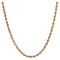 Lange Halskette aus 18 Karat Gelbgold mit verdrehter Kette, 1960er 1