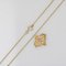 20th Century Belle Epoque Diamond 18 Karat Yellow Gold Necklace 11