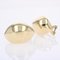 Modern Second Hand 18 Karat Yellow Gold Domed Earrings, Set of 2 12