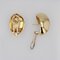 Modern Second Hand 18 Karat Yellow Gold Domed Earrings, Set of 2, Image 14