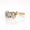 20th Century Diamonds 18 Karat Yellow Gold Ring 3