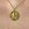 Französische Jungfrauenmedaille aus 18 Karat Gelbgold von Vernon 6