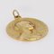 French 18 Karat Yellow Gold Virgin Medal from Vernon 3