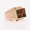 French Dendrite Agate 18 Karat Rose Gold Ladies Signet Ring, 1950s 12