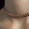 20th Century 18 Karat Rose Gold Choker Chain Necklace 10