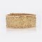 French 18 Karat Yellow Gold Polish Mesh Bracelet, 1950s 5