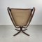 Vintage Winged Leather High Backed Falcon Chair by Sigurd Resell, Image 8