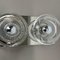 Space Age Original Metal Chrome Glass Wall Sconce Cosack Lights, Germany, 1970s, Image 7