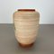 Colorful Abstract Bamboo Ceramic Pottery Vase by Eiwa Ceramics, Germany, 1960s 13