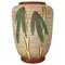 Jarrón de cerámica de bambú abstracto colorido de Eiwa Ceramics, Alemania, años 60, Imagen 1