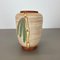 Jarrón de cerámica de bambú abstracto colorido de Eiwa Ceramics, Alemania, años 60, Imagen 14