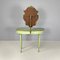 Italian Venetian Green and Golden Wood Console with Mirror, 1950s, Image 7