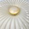 Mid-Century Italian Opaline Glass Gold Dust Wall Lamp attributed to Barovier & Toso, 1960s 6