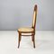 Italian Chair in Straw and Wood, 1950s 3