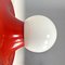 Rote Italienische Mid-Century Wandlampe Light Ball Castiglioni für Flos, 1960er 6