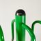 Space Age Modern Italian Floor Coat Hanger in Green Metal, 1970s 7