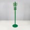 Space Age Modern Italian Floor Coat Hanger in Green Metal, 1970s 2