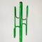 Space Age Modern Italian Floor Coat Hanger in Green Metal, 1970s 6