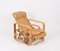 Verstellbare Sessel aus Korbgeflecht & Rattan, Italien, 1970er, 2er Set 5